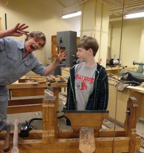 My son Will with Roy being Roy